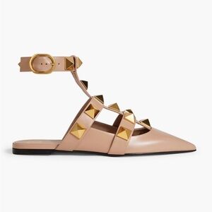 Valentino Garavani Roman stud ballerina flat US 10/40